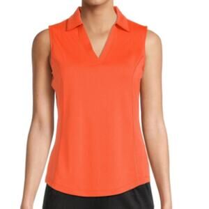 * New ~ BEN HOGAN ~ UPF 50 Sleeveless Performance Polo Shirt Size S SALE